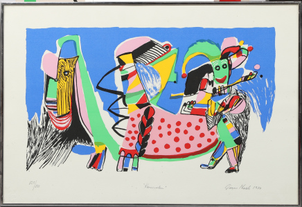 Jørgen Nash, Galleri Kongsbak, Esbjerg, litografi, kunst