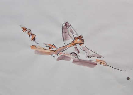 Frans Kannik, akvarel, Galleri Kongsbak, Esbjerg, kunst, erotisk kunst