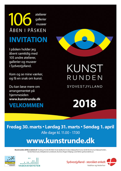 Kunstrunden Sydvestjylland, Esbjerg, Galleri Kongsbak, kunst, påsken