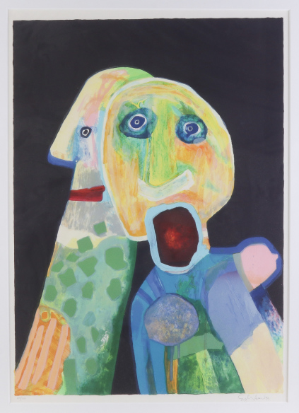 Leif Sylvester, grafik, litografier, Galleri Kongsbak, Esbjerg
