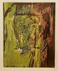 Peter Brandes, litografi, træsnit, kunst, Galleri Kongsbak, Esbjerg